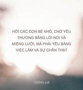 Chớ Yêu Mến Bằng Lời Nói Và Lưỡi